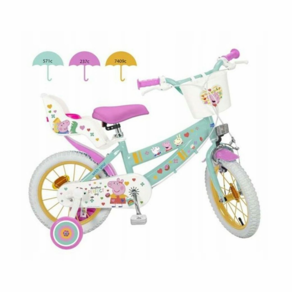 Dětské kolo Toimsa 12“ Swinka Peppa green