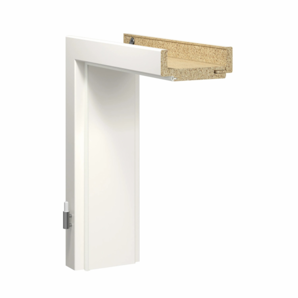 Zárubeň, dekor bílá podobná RAL 9010 (GA24), 86,0 cm x 19...