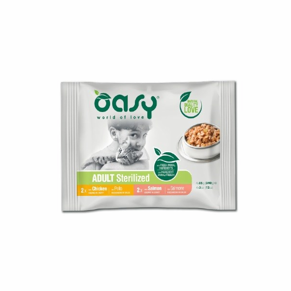OASY Chunks in gravy Multipack Sterilized selection Box -...