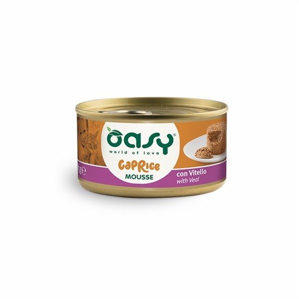 OASY Caprice Mousse Veal - mokré krmivo pro kočky - 85g