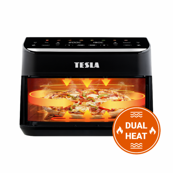 TESLA AirCook DualHeat QD575 XXL - multifunkční duální di...