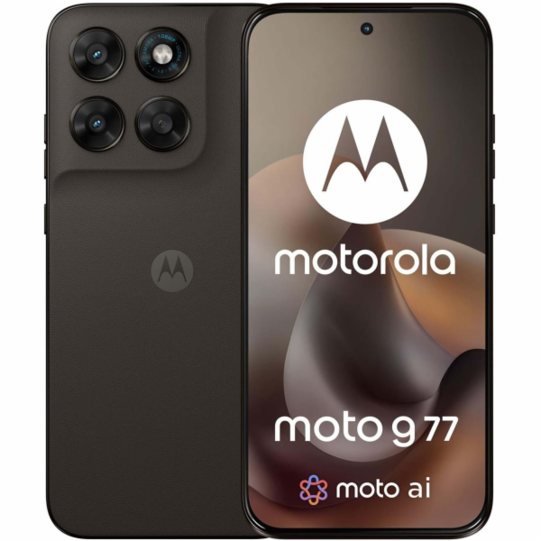 Smartphone Motorola Moto G77 5G 12/256 GB Pantone Black O...