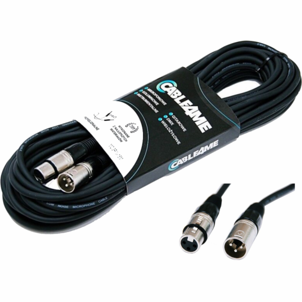 ACCU-CABLE Signální kabel mikrofonu CABLE4ME XLR/XLR 15m