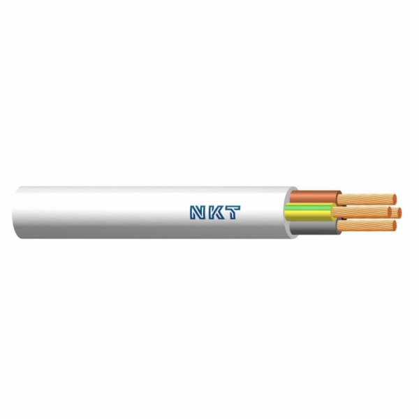 Pozostali Kabel OMY 4x0,75 mm2 H03VV-F 300/300V bílý disk...