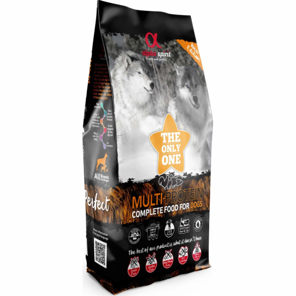 Alpha Spirit suché krmivo pro psy Multiprotein 12 kg