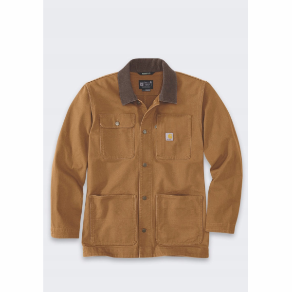 Carhartt Hnědá bunda Iconi C01 Duck Chore C