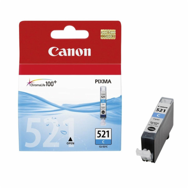 Canon CARTRIDGE CLI-521C azurová pro MP-980, PIXMA iP3600...