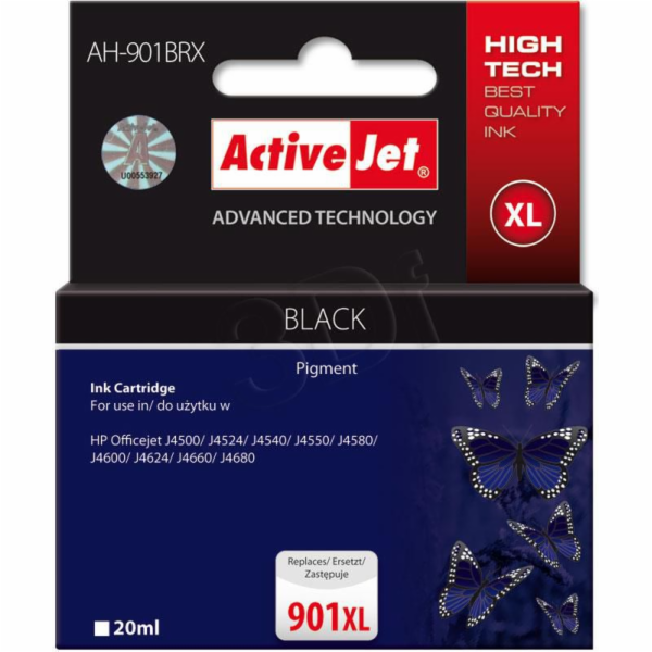 Activejet AH-901BRX Inkoust (náhrada za HP 901XL CC654AE;...
