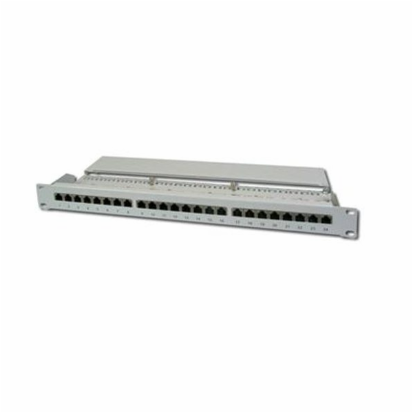 Digitus CAT 6 patch panel, stíněný, 24 portů RJ45, 8P8C, ...
