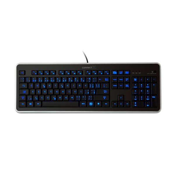 CONNECT IT Klávesnice CI-45 s LED podsvícením, USB