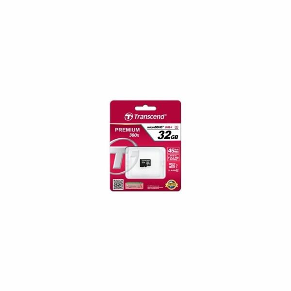 Transcend 32GB microSDHC UHS-I (Class 10) paměťová karta ...