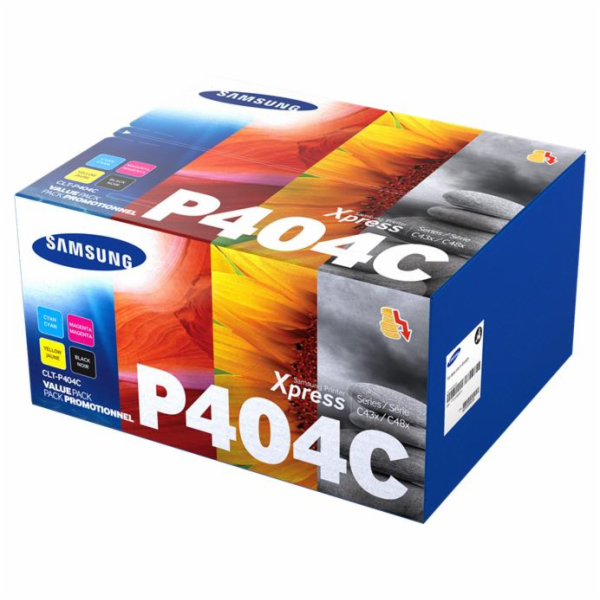 HP - Samsung CLT-P404C 4-pk CYMK Toner Crt (1,500 / 1,000...