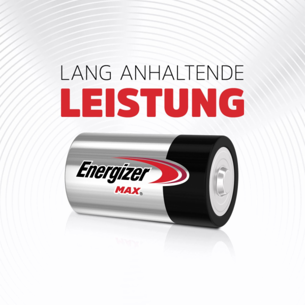 Energizer Alkalické baterie Max D Mono, 2 ks