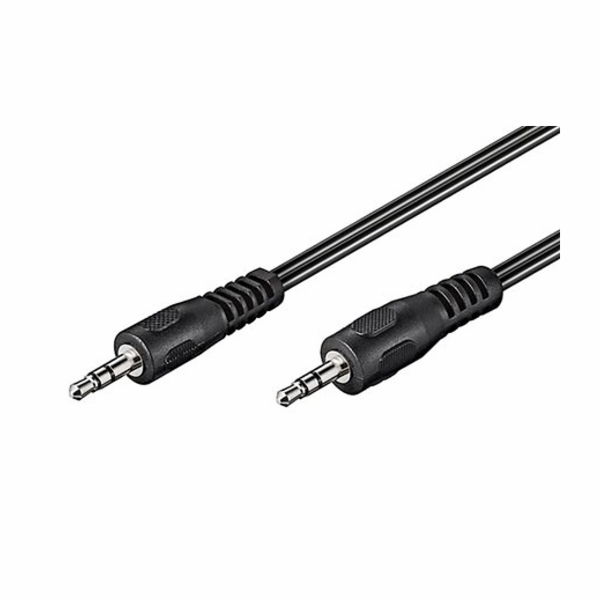 Kabel jack 3,5M - jack 2,5M, 2m