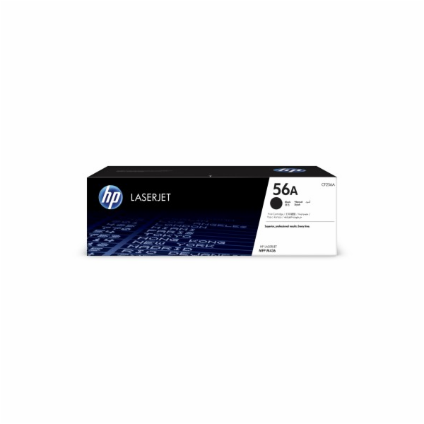 HP 56A Black LaserJet Toner Cartridge (7,400 pages)