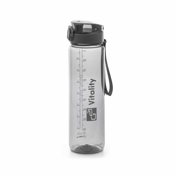 Láhev G21 na pití, 1000 ml, šedá