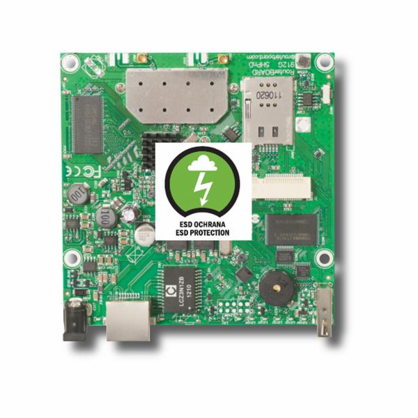 RouterBoard Mikrotik RB912UAG-5HPnD 600 MHz, 1x miniPCIe,...