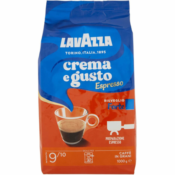 Lavazza Espresso Crema e Gusto Forte zrnková káva 1 kg