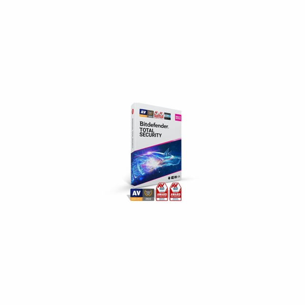 Bitdefender Total Security - 10 zařízení na 1 rok - elekt...