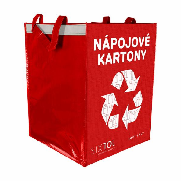 SIXTOL Taška na tříděný odpad SORT EASY CARTON, 30x30x40c...