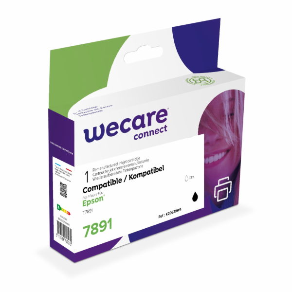 WECARE ARMOR ink kompatibilní s EPSON C13T78914010, černá...