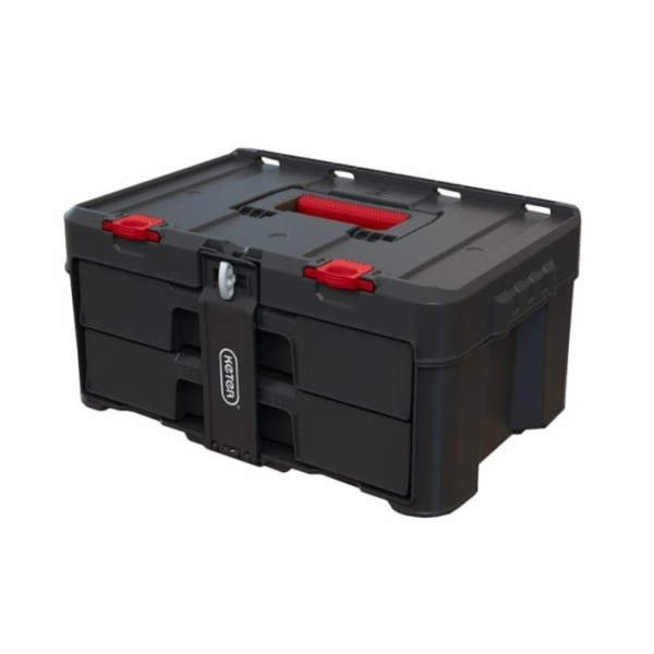 Box Keter Stack’N’Roll se dvěma zásuvkami 