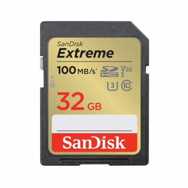 SanDisk SDHC karta 32GB Extreme (100 MB/s Class 10, UHS-I...