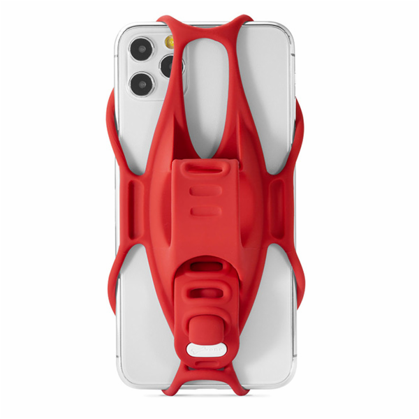 BONE držák na kolo pro mobil 5.8-7.2", Bike Tie 3 - Red