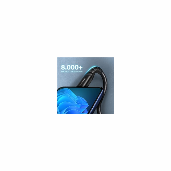 AXAGON BUCM-CM10AB, HQ kabel USB-C <-> USB-C, 1m, USB 2.0...