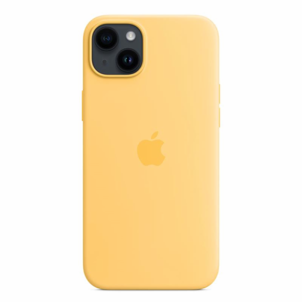 iPhone 14+ Silicone Case with MS - Sunglow
