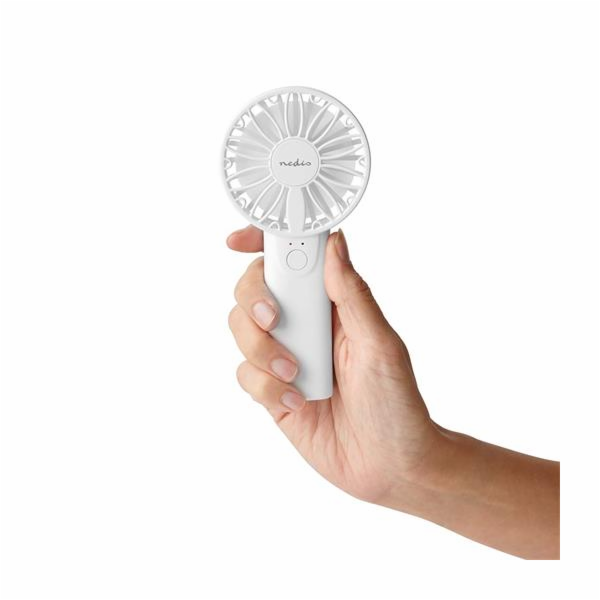 Nedis FNHH1WT ruční ventilátor/ průměr 6 cm/ výkon 0,9 W/...