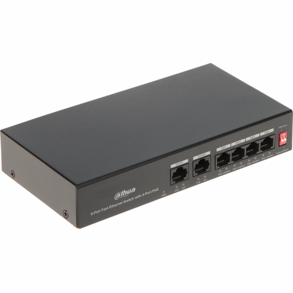 Dahua PFS3006-4ET-36 6portový přepínač Fast Ethernet se 4...