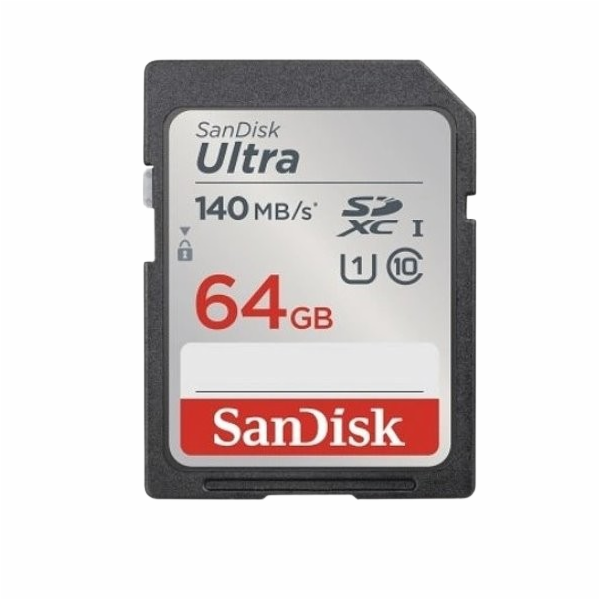 SanDisk SDXC karta Ultra 64GB (140MB/s)