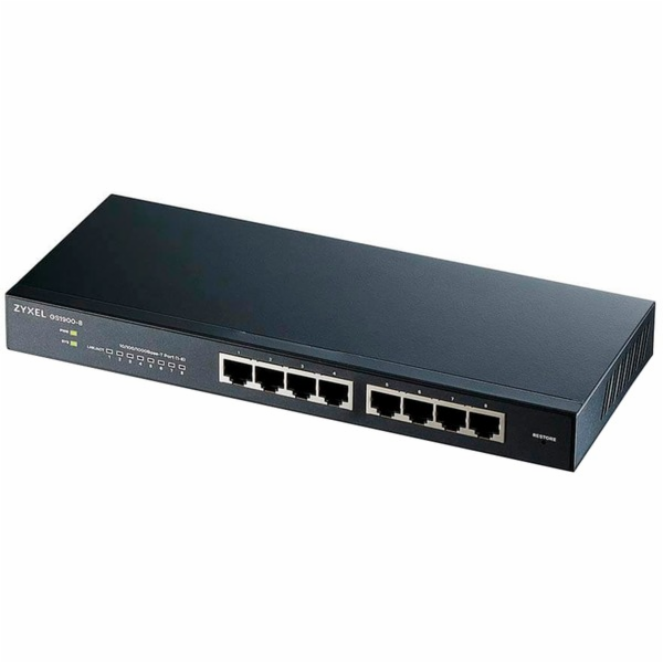Zyxel GS1900-8 Řízený L2 Gigabit Ethernet (10/100/1000) Č...