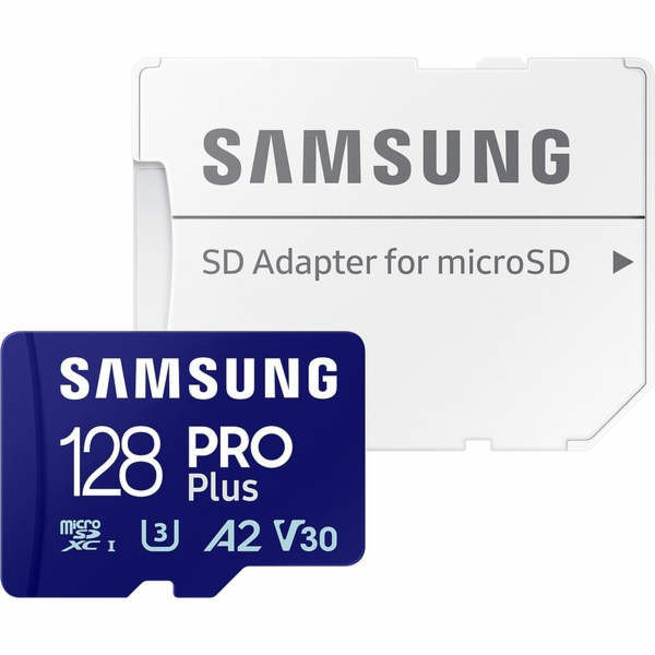 Samsung micro SDXC 128GB PRO Plus + SD adaptér