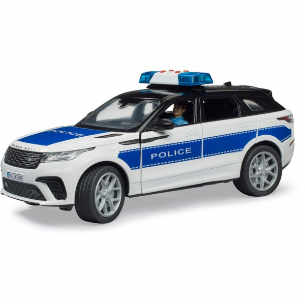 Policejní vozidlo Range Rover Velar s policistou, model v...