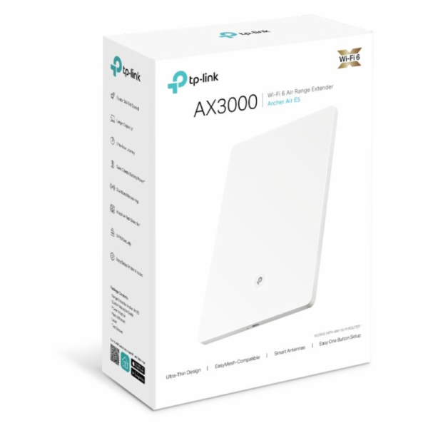 TP-Link Archer Air E5 EasyMesh WiFi6 extender (AX3000, 2,...