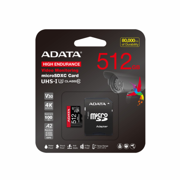 High Endurance 512GB microSDXC, paměťová karta