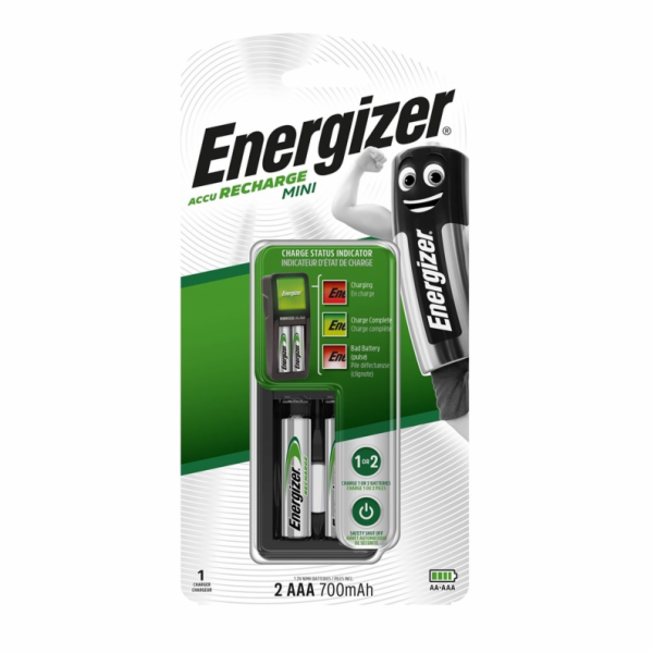 Energizer nabíječka - Mini AAA + 2AAA Power Plus 700 mAh