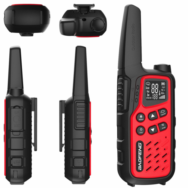 Vysílačka Baofeng BF-T25E Červený