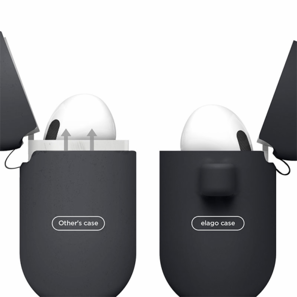 Elago Hang silikonové ochranné pouzdro pro AirPods 3 černé