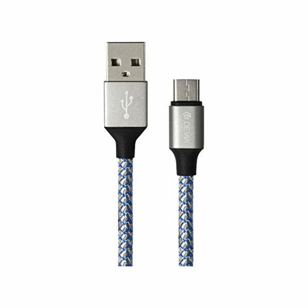 DEVIA kabel IPHONE LIGHTNING,2,4A, 1Metr