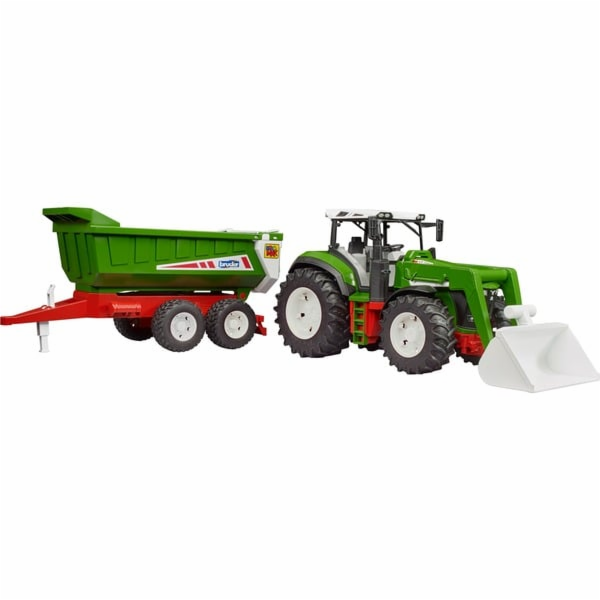 BRUDER Traktor Roadmax s čelním nakladačem a sklápěcím př...