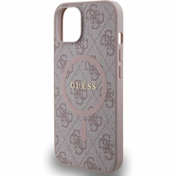 Guess PU Leather 4G Colored Ring MagSafe kryt iPhone 14 r...