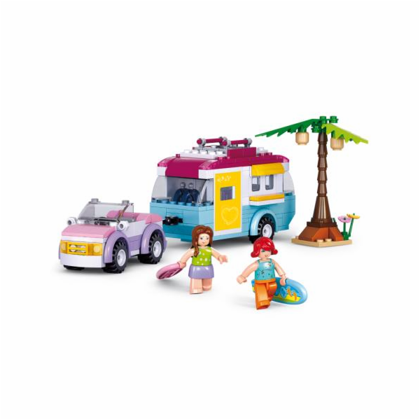 Sluban Girls Dream Holidays M38-B0606 Auto s karavanem