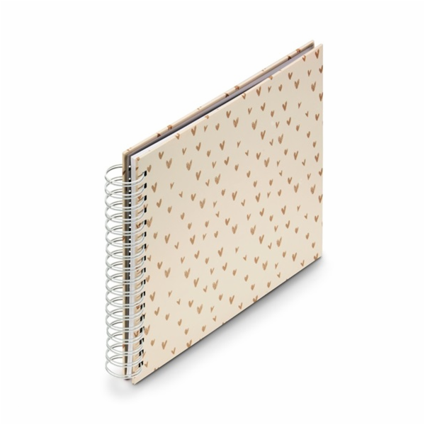 Hama Lovely Spiral beige   28x24  50 white Pages 7701