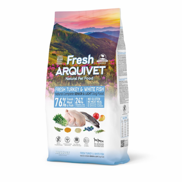ARQUIVET Fresh Senior & Light Turkey and white fish - suc...