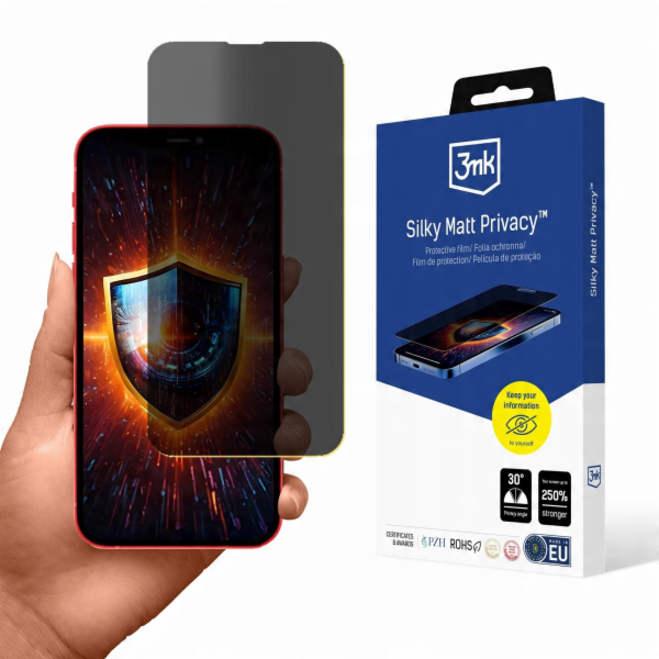 3mk ochranná folie Silky Matt Privacy pro Apple iPhone 13