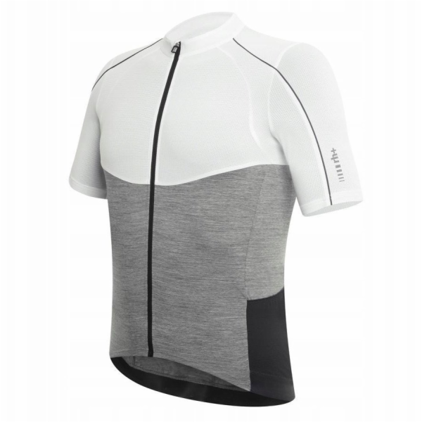 Dres RH+ Wool AirX bílo-melanžově šedý - ECU0340