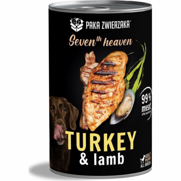 PAKA ZWIERZAKA Seventh Heaven Turkey with lamb - vlhké kr...